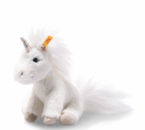 Steiff Knuffel Eenhoorn Unica Floppy Zittend 18 cm Steiff Knuffel Eenhoorn Unica Floppy Zittend 18 cm