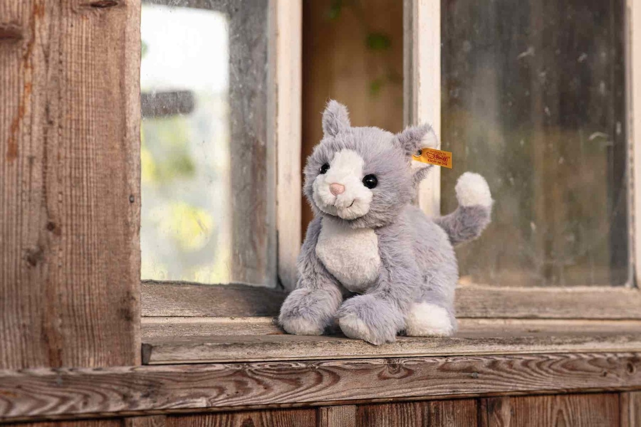 Steiff Knuffel Kat Cassie Cat 26cm Steiff Knuffel Kat Cassie Cat 26cm