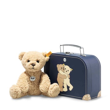 Steiff Knuffel Ben Teddy Bear in Koffer 21cm Steiff Knuffel Ben Teddy Bear in Koffer 21cm