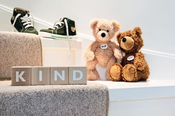 Steiff Knuffel Teddybeer Fynn beige 28cm Steiff Knuffel Teddybeer Fynn beige 28cm