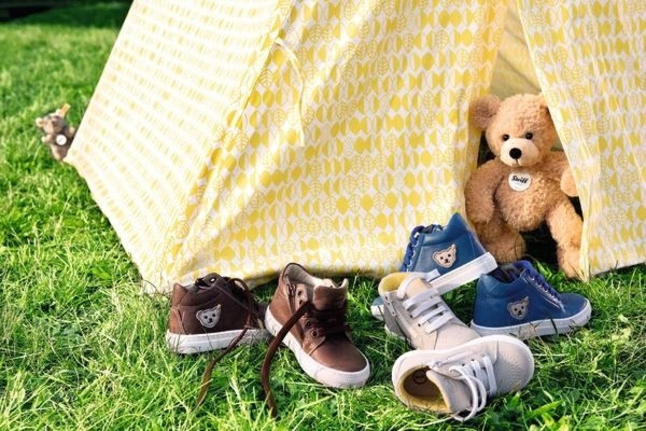 Steiff Knuffel Teddybeer Fynn beige 28cm Steiff Knuffel Teddybeer Fynn beige 28cm