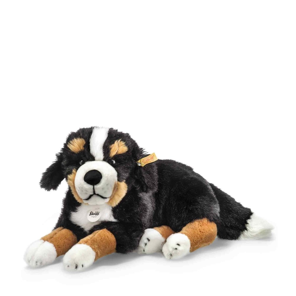 Steiff Knuffel Senni Berner Sennenhond Liggend 45cm Steiff Knuffel Senni Berner Sennenhond Liggend 45cm