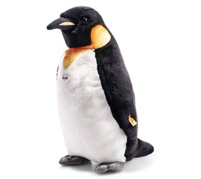Steiff Knuffel Palle Koningspinguin Zwart/Wit 52cm Steiff Knuffel Palle Koningspinguin Zwart/Wit 52cm