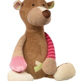 sigikid Knuffel Beer XXL Patchwork Sweety sigikid Knuffel Beer XXL Patchwork Sweety