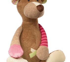 sigikid Knuffel Beer XXL Patchwork Sweety sigikid Knuffel Beer XXL Patchwork Sweety