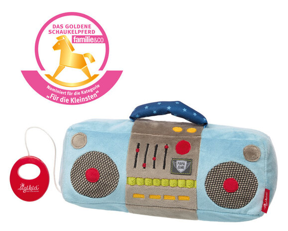 sigikid Muziekknuffel Radio Papa & Me