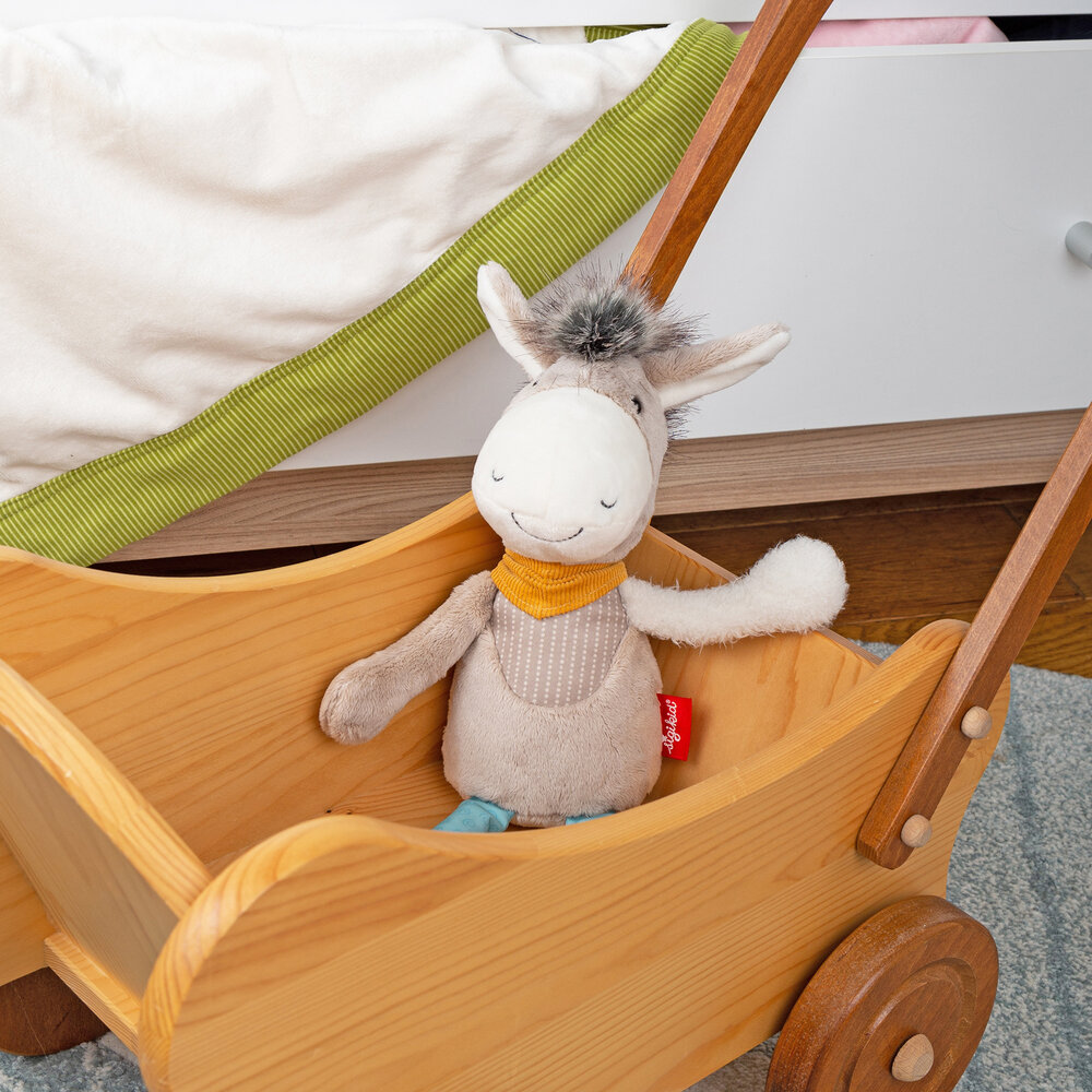 sigikid Knuffel Ezel Donkey Patchwork Sweety
