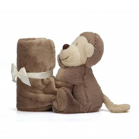 Jellycat Knuffeldoek Aap Bashful Monkey Soother