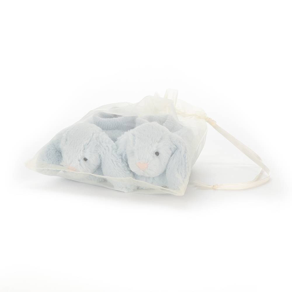 Jellycat Slofjes Bashful Blue Bunny Booties