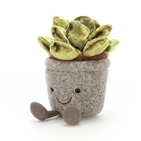 Jellycat Knuffel Vetplant Silly Succulent Jade Jellycat Knuffel Vetplant Silly Succulent Jade