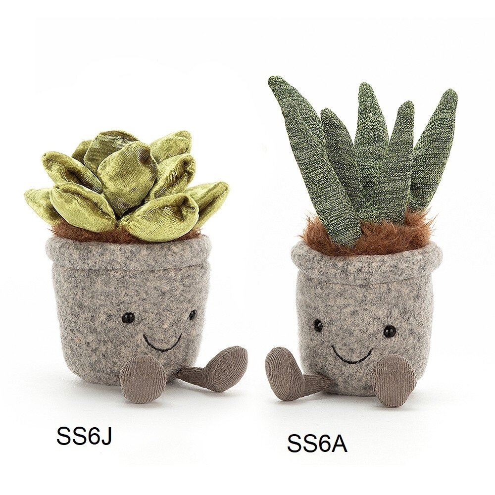Jellycat Knuffel Vetplant Silly Succulent Jade Jellycat Knuffel Vetplant Silly Succulent Jade