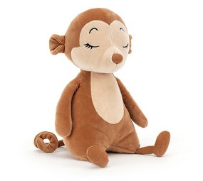 Jellycat Knuffel Aap Sleepee Monkey Jellycat Knuffel Aap Sleepee Monkey