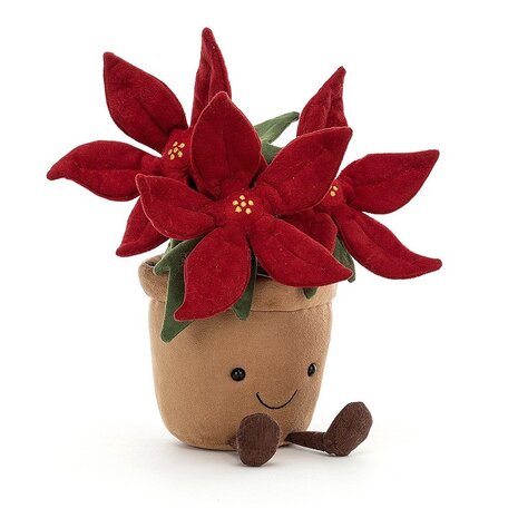 Jellycat Knuffel Plant Amuseable Poinsettia Kerstster