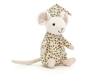Jellycat Knuffel Muis Merry Mouse Bedtime Jellycat Knuffel Muis Merry Mouse Bedtime