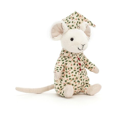 Jellycat Knuffel Muis Merry Mouse Bedtime Jellycat Knuffel Muis Merry Mouse Bedtime