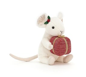 Jellycat Knuffel Muis Merry Mouse Present