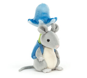 Jellycat Knuffel Flower Forager Mouse Jellycat Knuffel Flower Forager Mouse