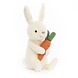 Jellycat Knuffel Konijn Bobbi Bunny with Carrot Jellycat Knuffel Konijn Bobbi Bunny with Carrot