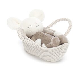 Jellycat Knuffel Rock-a-Bye Mouse Jellycat Knuffel Rock-a-Bye Mouse