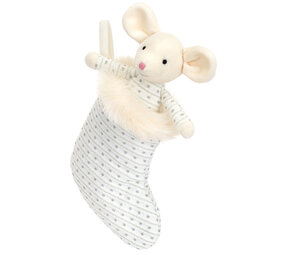 Jellycat Knuffel Shimmer Stocking Mouse Jellycat Knuffel Shimmer Stocking Mouse