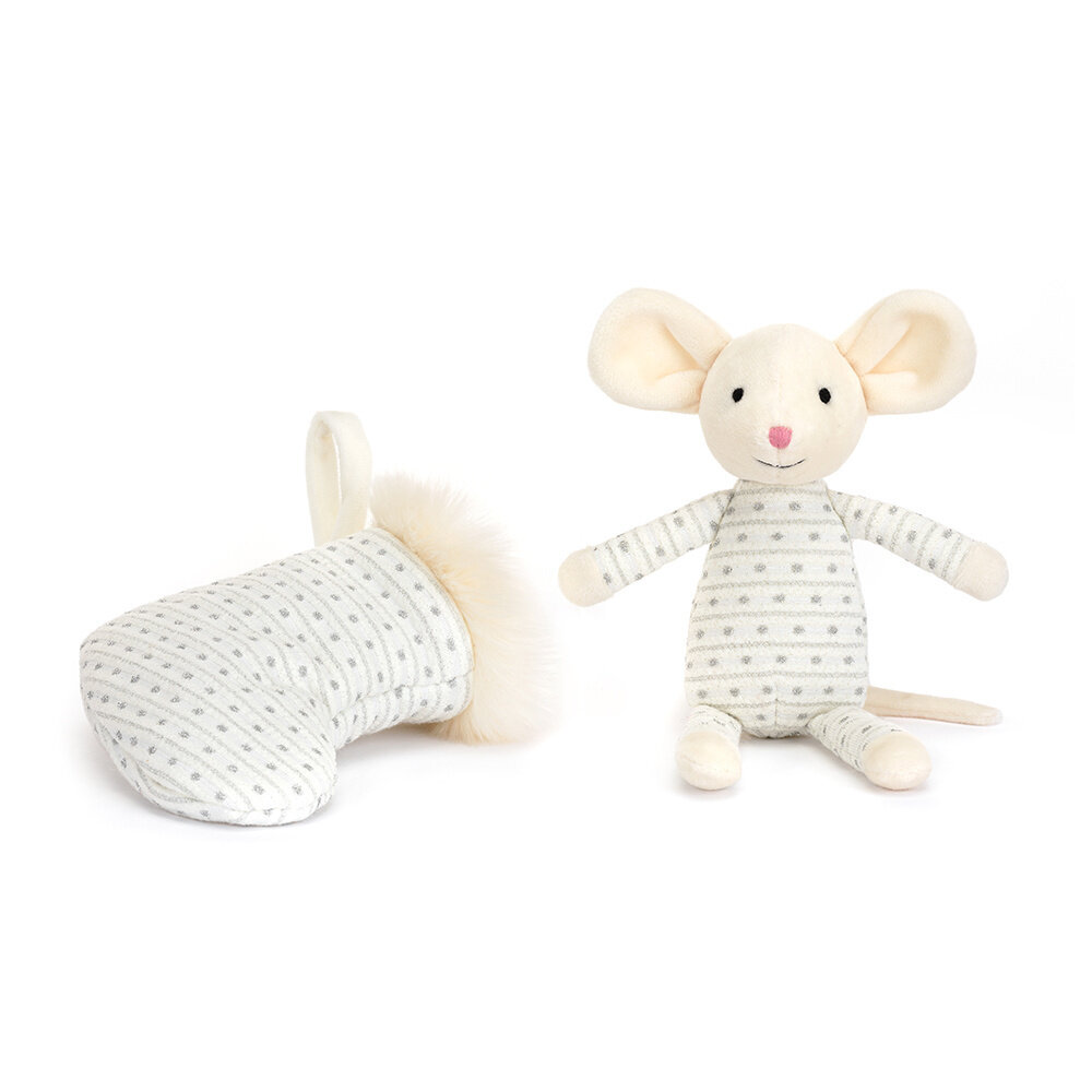 Jellycat Knuffel Shimmer Stocking Mouse
