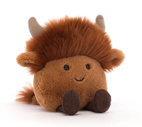 Jellycat Knuffel Koe Amuseabean Highland Cow