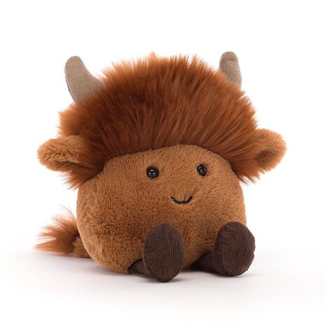 Jellycat Knuffel Koe Amuseabean Highland Cow
