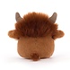 Jellycat Knuffel Koe Amuseabean Highland Cow