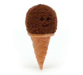 Jellycat Knuffel Irresistible Ice Cream Chocolate