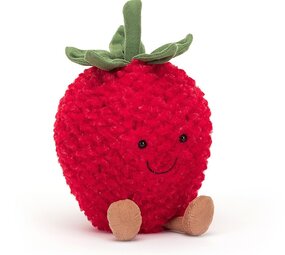 Jellycat Knuffel Amuseable Aardbei Strawberry Jellycat Knuffel Amuseable Aardbei Strawberry