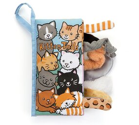 Jellycat Knisperboek Staartenboek Kitten Tails