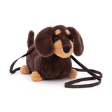 Jellycat Knuffel Tas Hond Otto Sausage Dog Bag Jellycat Knuffel Tas Hond Otto Sausage Dog Bag