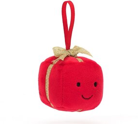 Jellycat Knuffel Festive Folly Present Jellycat Knuffel Festive Folly Present