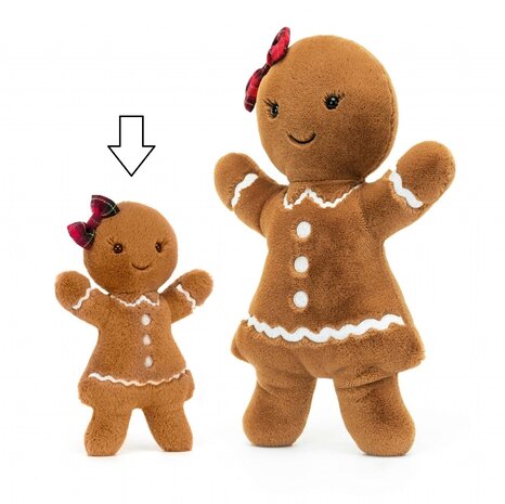 Jellycat Knuffel Jolly Gingerbread Ruby Original