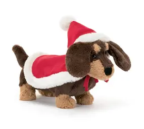 Jellycat Knuffel Teckel Winter Warmer Otto Sausage Dog Jellycat Knuffel Teckel Winter Warmer Otto Sausage Dog