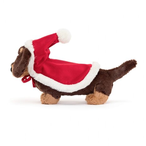 Jellycat Knuffel Teckel Winter Warmer Otto Sausage Dog