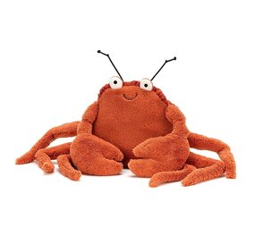 Jellycat Knuffel Krab Crispin Crab Small Jellycat Knuffel Krab Crispin Crab Small