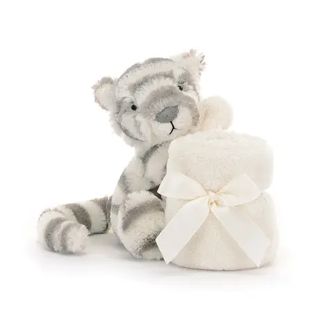 Jellycat Knuffeldoek Bashful Snow Tiger Soother