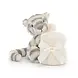 Jellycat Knuffeldoek Bashful Snow Tiger Soother