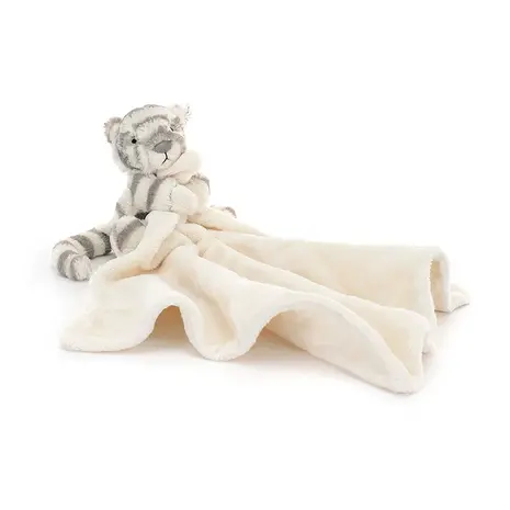 Jellycat Knuffeldoek Bashful Snow Tiger Soother