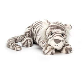Jellycat Knuffel Tijger Sacha Snow Little Jellycat Knuffel Tijger Sacha Snow Little