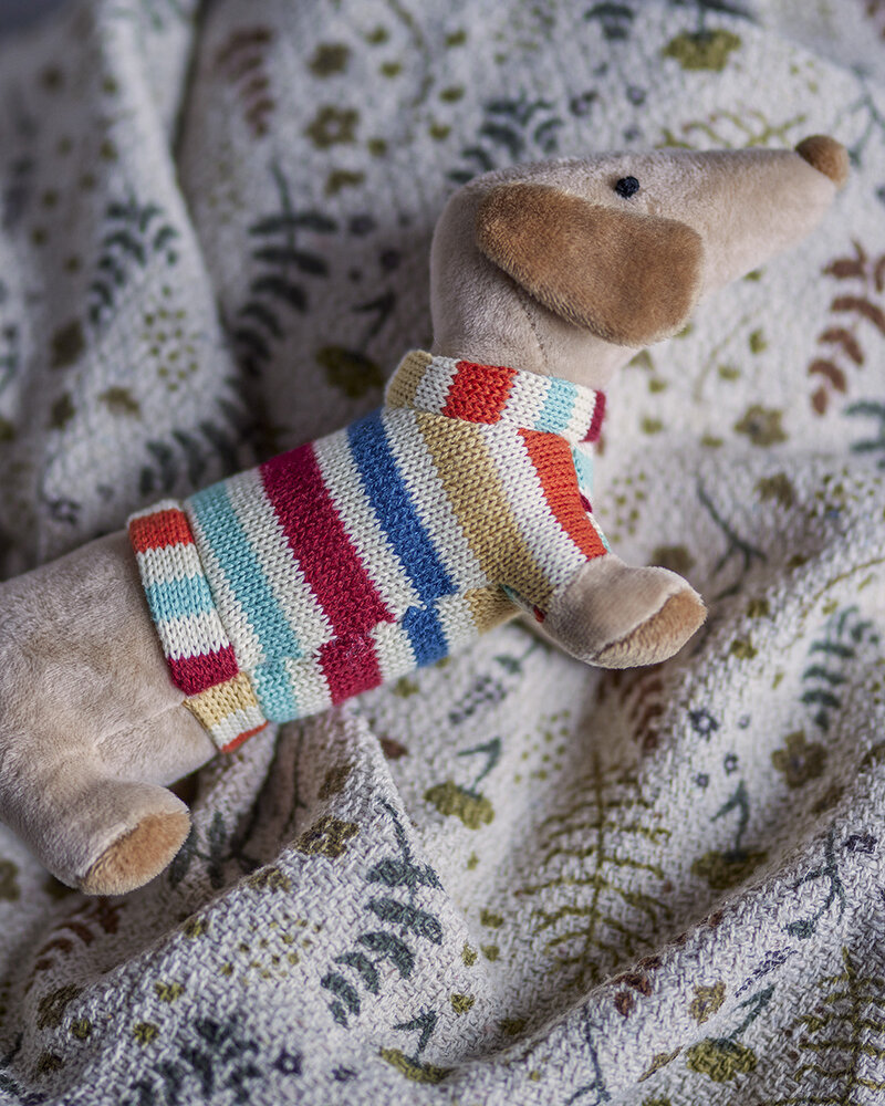 Bloomingville Knuffel Teckel Hilena in Tasje