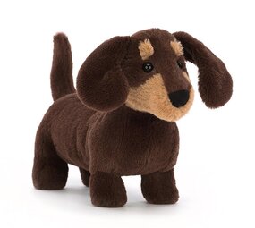 Jellycat Knuffel Otto Sausage Dog Small Jellycat Knuffel Otto Sausage Dog Small