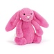 Jellycat Knuffel Konijn Bashful Hot Pink Bunny Little (Small)