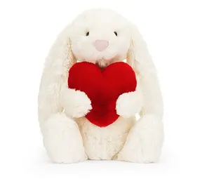 Jellycat Knuffel Konijn Bashful Red Love Heart Bunny Original