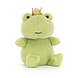 Jellycat Knuffel Kikker Crowning Croaker Green