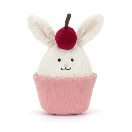 Jellycat Knuffel  Dainty Dessert Bunny Cupcake