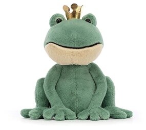 Jellycat Knuffel Kikker Fabian Frog Prince Jellycat Knuffel Kikker Fabian Frog Prince