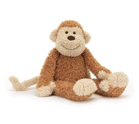 Jellycat Knuffel Aap Junglie Monkey Jellycat Knuffel Aap Junglie Monkey