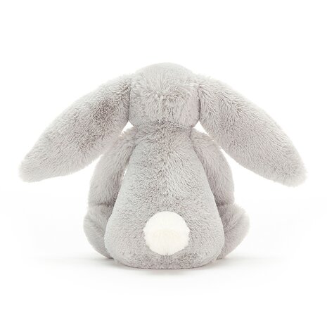 Jellycat Knuffel Konijn Bashful Silver Bunny Small